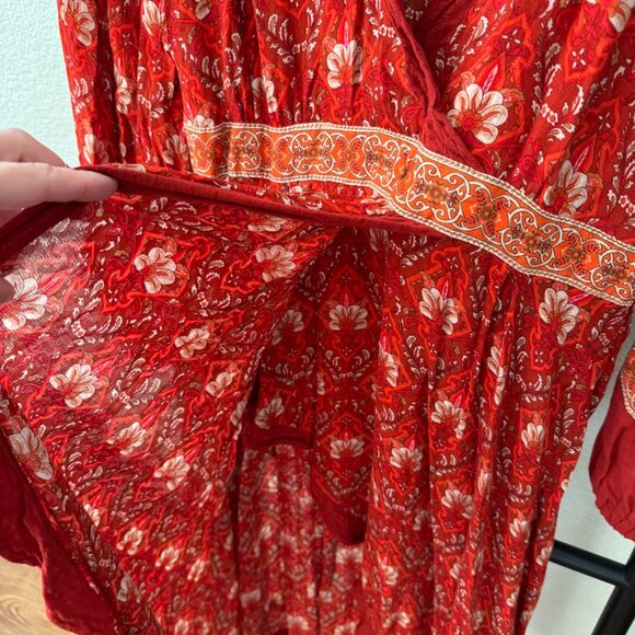 Spell & The Gypsy Jewel Soiree Copper Dress Size Large - Picture 9 of 11